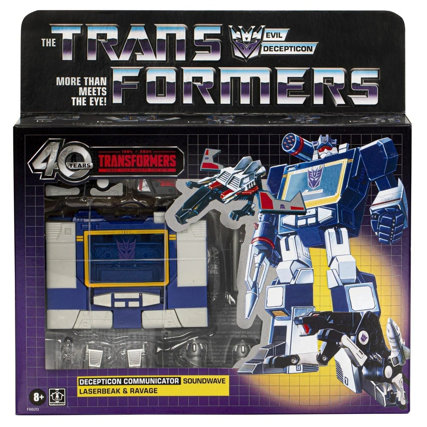 Transformers HAS F86205L0 Retro 40th Anniversary Soundwave Laserbeak & Ravage