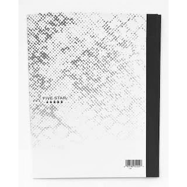 Five Star Active 2 Pocket 3 Prongs White Folder