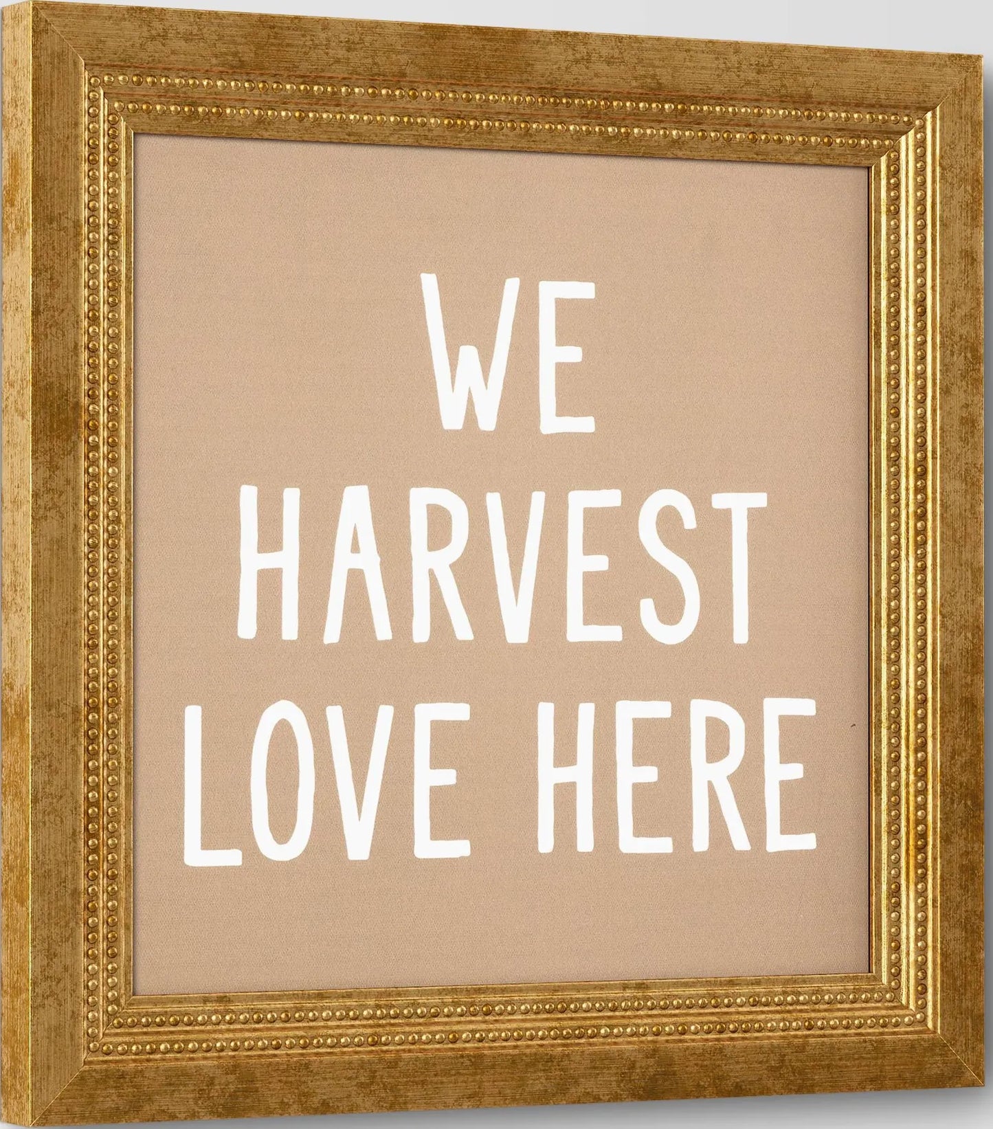 16" x 16" Harvest Love Framed Canvas Board - Thresholdâ„¢