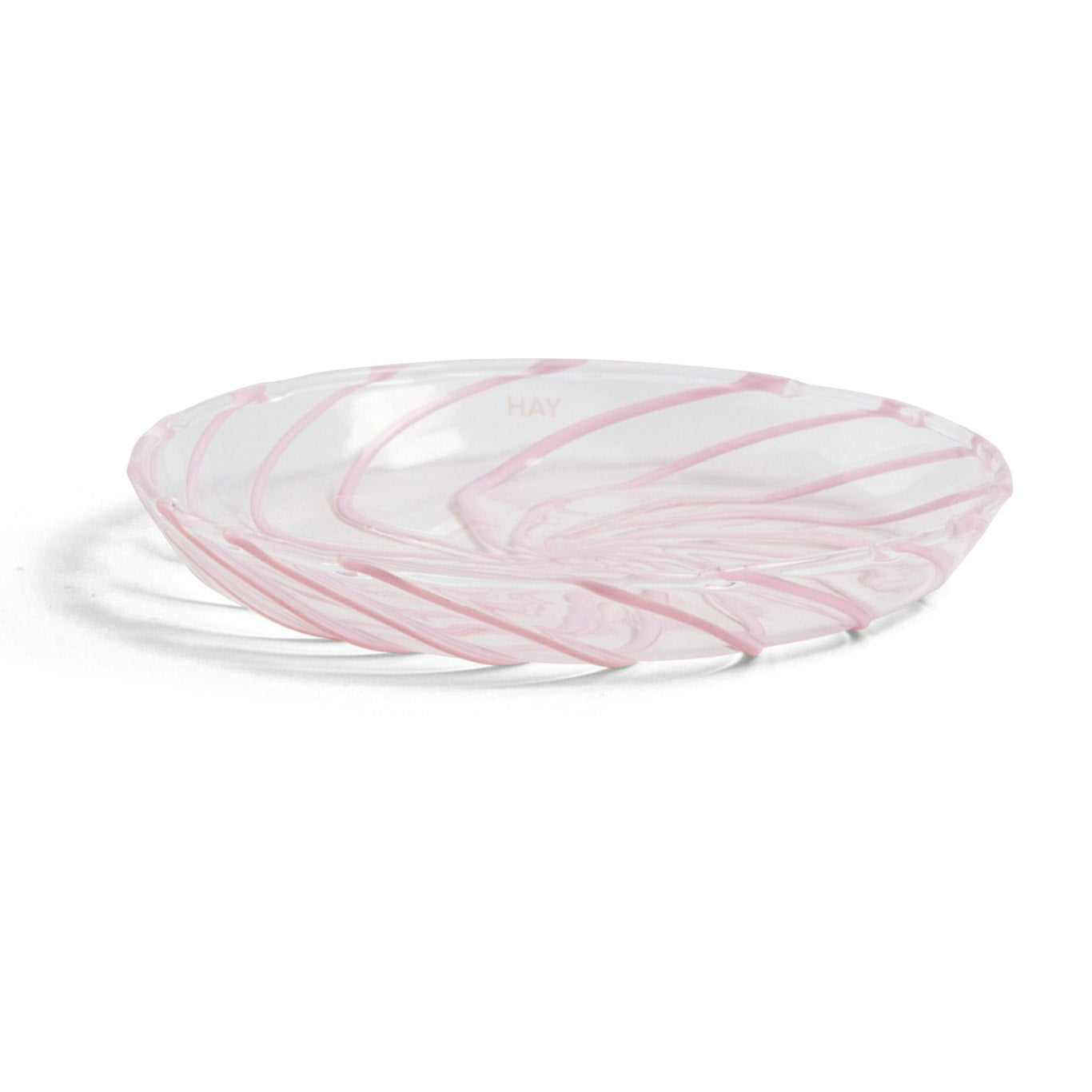 HAY Spin Saucer – Swirled Glass Design