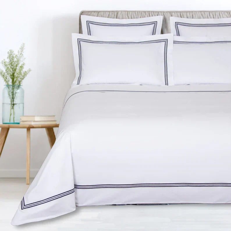 HAY DWR Percale Duvet Cover w/ Ties - King/Cal. King