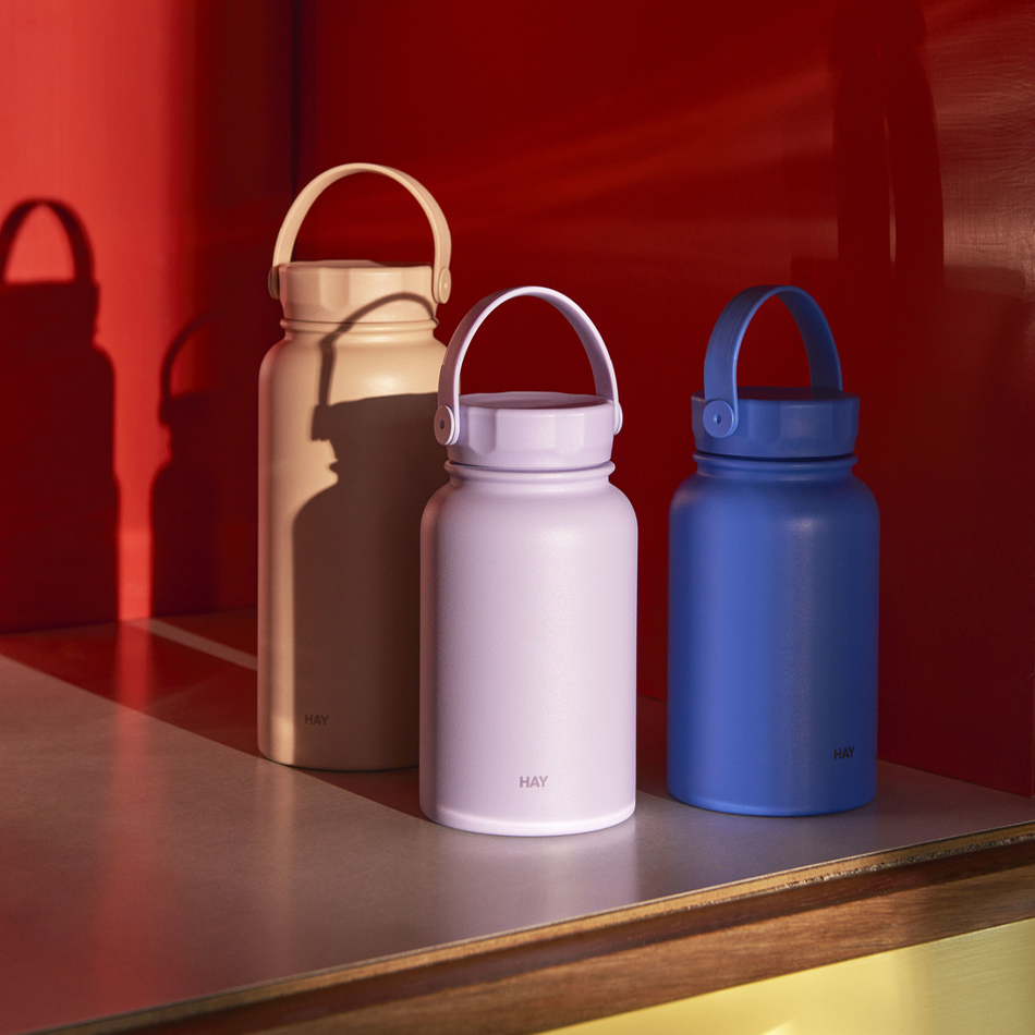 HAY Mono Thermal Bottle - 30.5 oz - Cappuccino