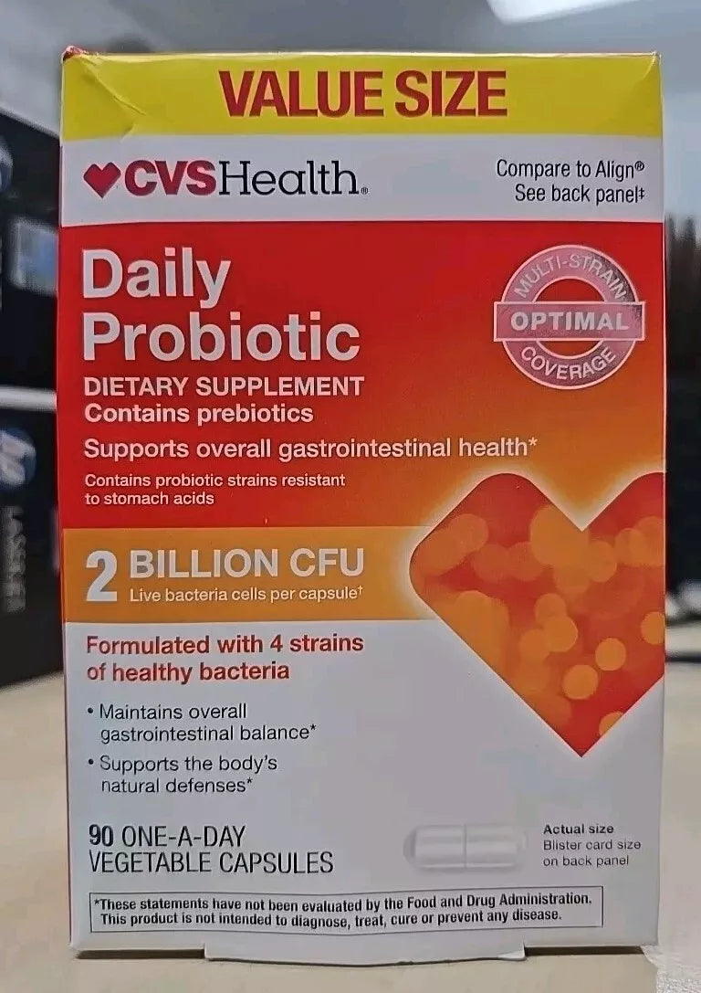 CVS Health Daily Probiotic, 28 Ct - 90 Ct