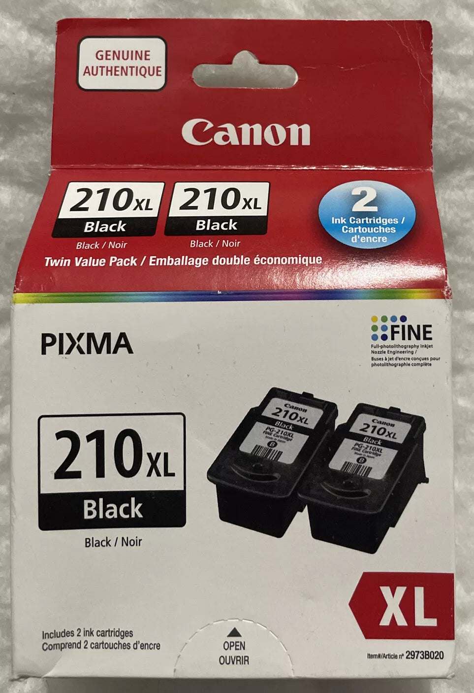 Canon PG-210 XL Pigment Ink Cartridge Black