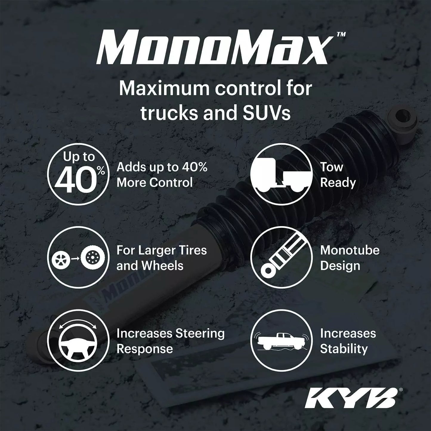 KYB Suspension Strut Front MonoMax - 564002 1996 to 2002 Models Toyota 4Runner