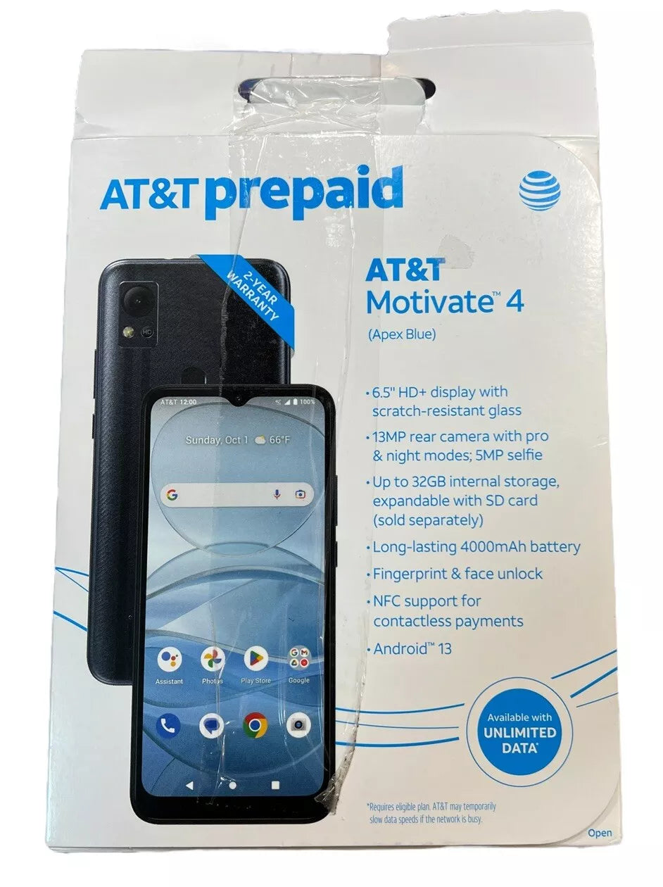 At&T Prepaid Motivate 4 (32GB) - Blue