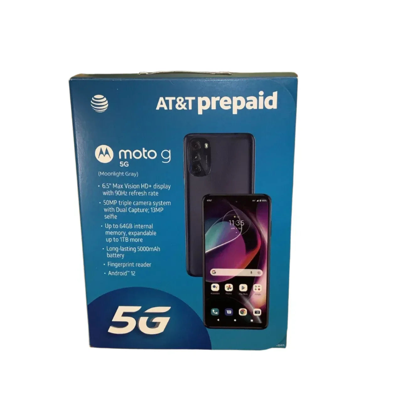 At&T Prepaid Motorola Moto G 5G (64GB) - Black
