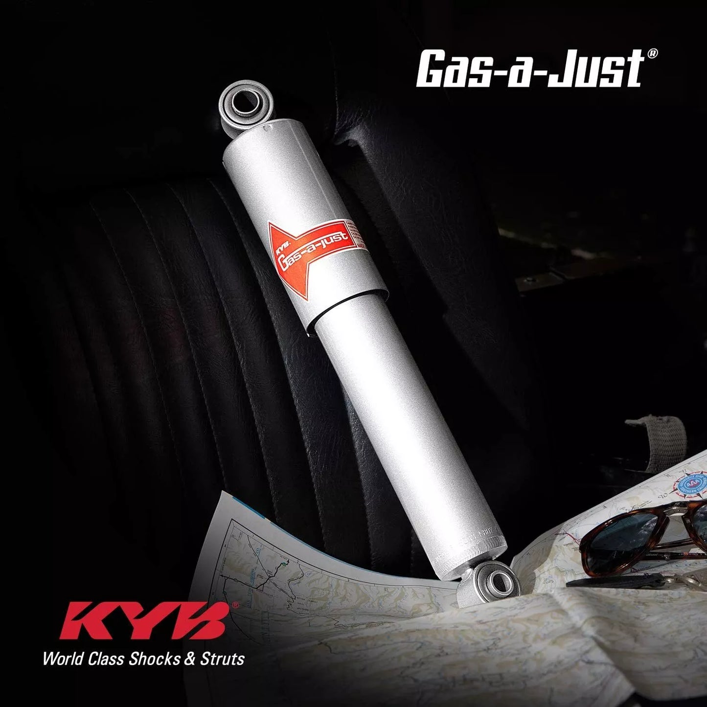 KYB Shock Absorber Rear Gas-a-just - KG5747 1993 to 2004 Models Volvo C70-S70