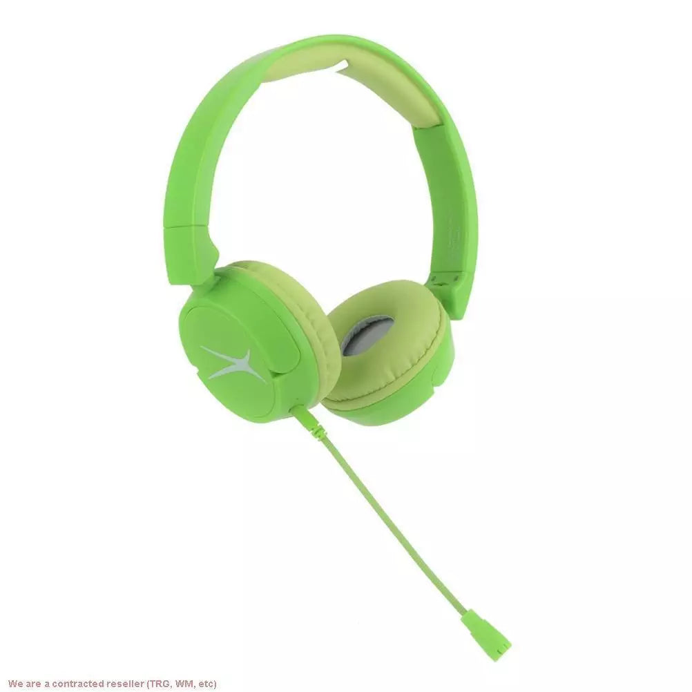Altec Lansing Kid Safe 3-in-1 Bluetooth Wireless Headphones - Pear Green