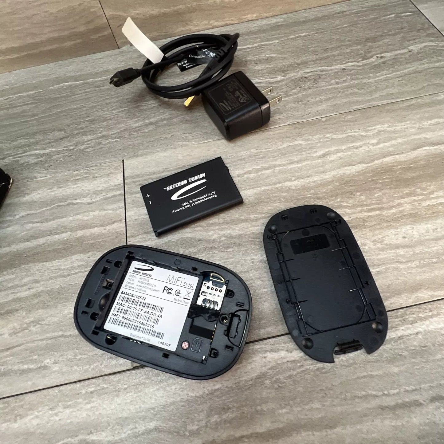 Verizon Novatel Jetpack MiFi 5510L 4G LTE Mobile Hotspot 3G WiFi