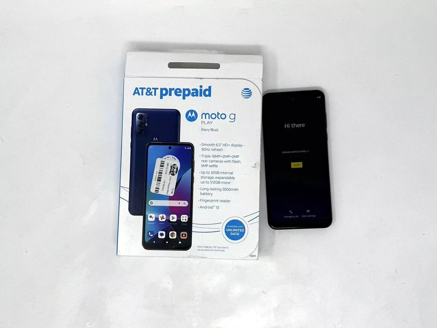 At&T Prepaid Motorola Moto G Play 2023 (32GB) - Blue