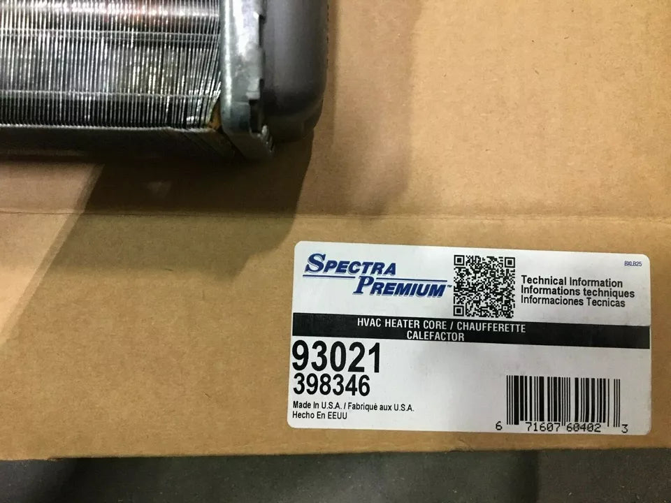 UAC HVAC Heater Core - HT 2054C 1995 to 2000 Models Chrysler, Dodge, Plymouth