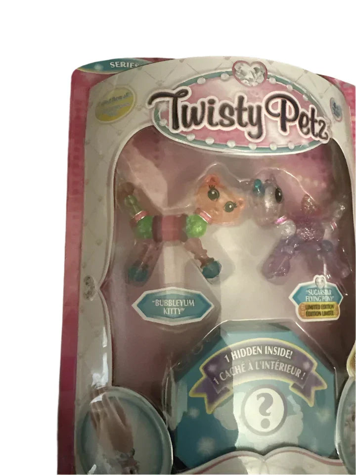 Twisty Petz Series 2 3pk Bubblegum Kitty Sugarstar Flying Pony and Surprise Collectible Bracelet (Please be advised that sets may be missing pieces or otherwise incomplete.)
