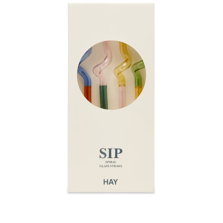 Hay Sip Straws - Spiral - Set of 4 - Multi100179062