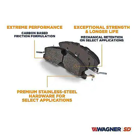 Akebono ProACT Disc Brake Pad Set Rear Ceramic With Dual Rear Wheels - ACT989