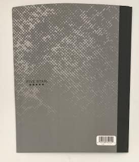 Five Star Active 2 Pocket 3 Prongs Gray Folder