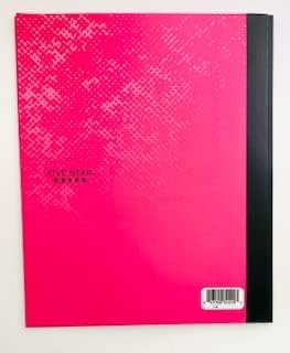 Five Star Active 2 Pocket 3 Prongs Pink Folder
