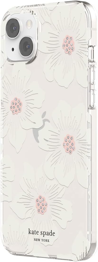 Kate Spade Protective Hardshell Case for iPhone 14 Plus - Hollyhock Floral