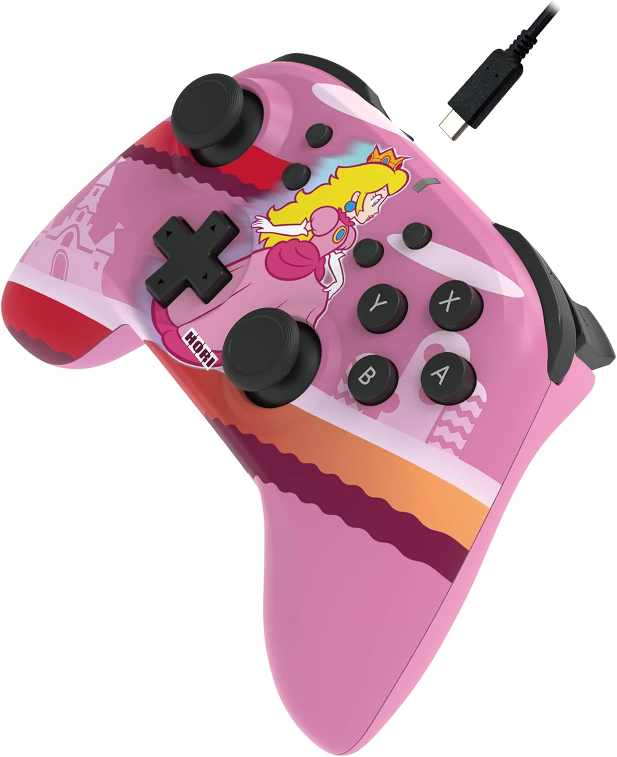 Horipad Wireless Gaming Controller for Nintendo Switch - Peach