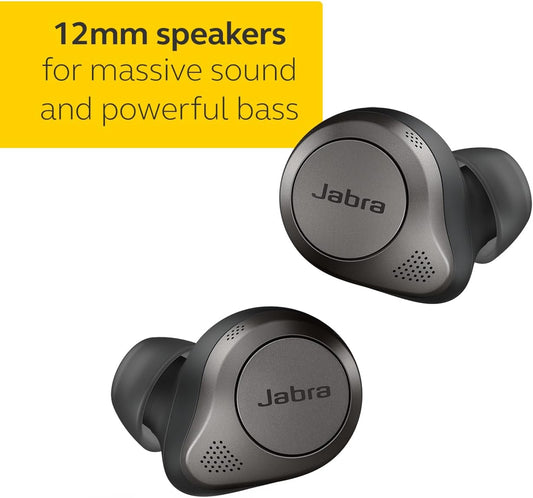Jabra Elite 85t Earset - Stereo - True Wireless - Bluetooth - 32.8 Ft - 20 Hz - 20 KHz - Earbud - Binaural - in-ear - Noise Reduction, MEMS Technology