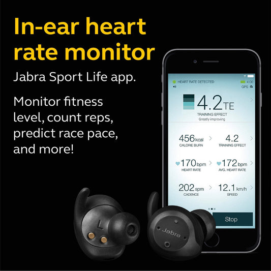 Jabra Elite Sport Earset 4.5hrs Version - Waterproof Dustproof Sweatproof - 3yr Warranty Against Sweat