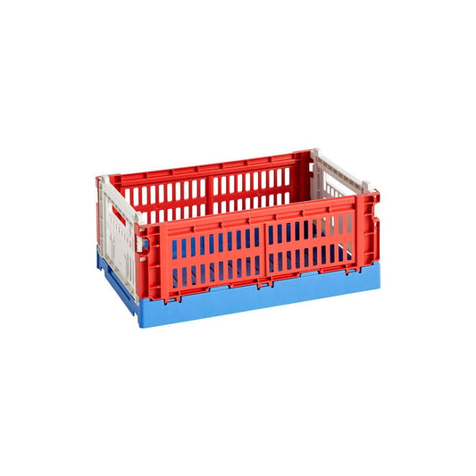 HAY Recycled Mixed Colour Crate - Small, Red