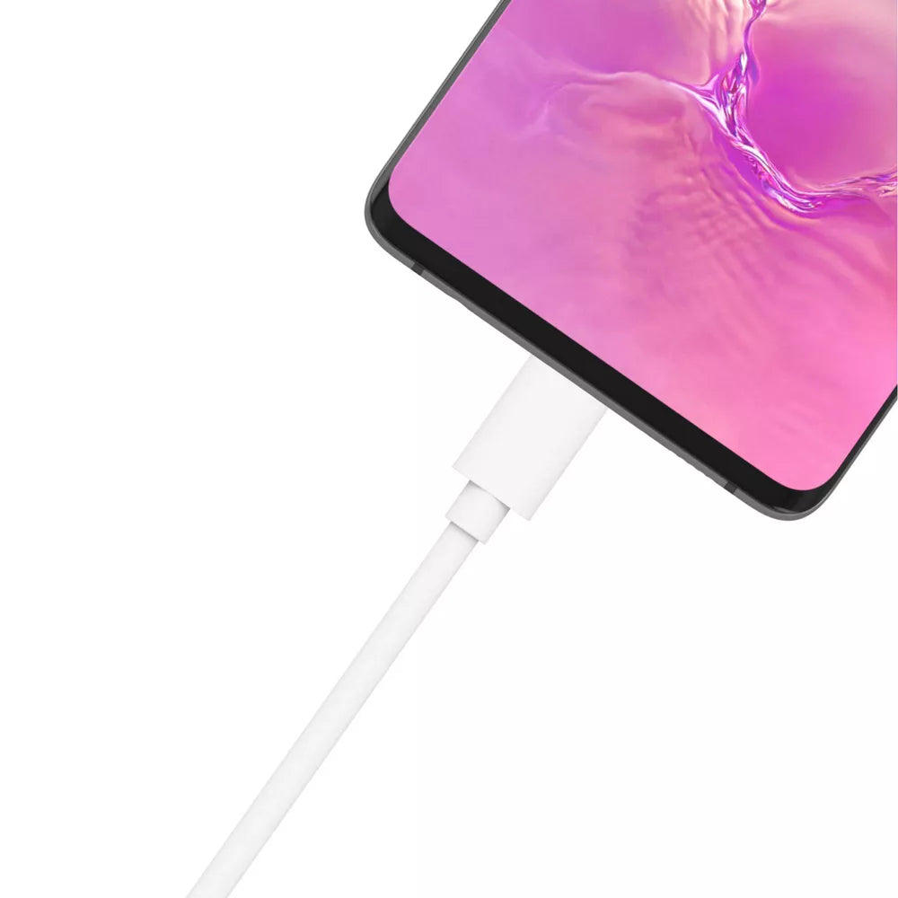 Just Wireless 12' USB-C to USB-C PVC Cable - White