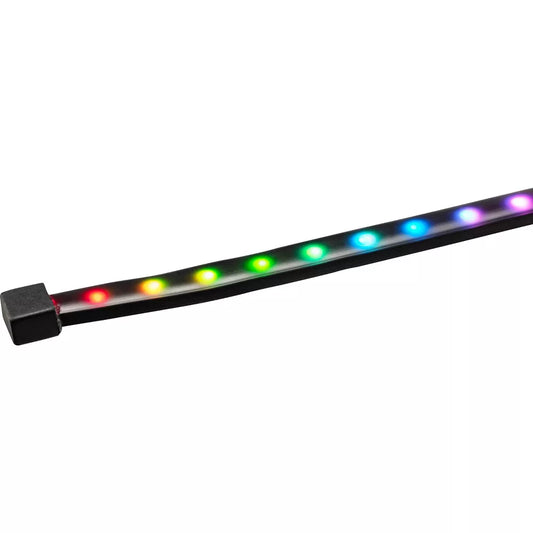 Enbrighten 12' USB-a Black Stealth Tape Light RGB Push Button