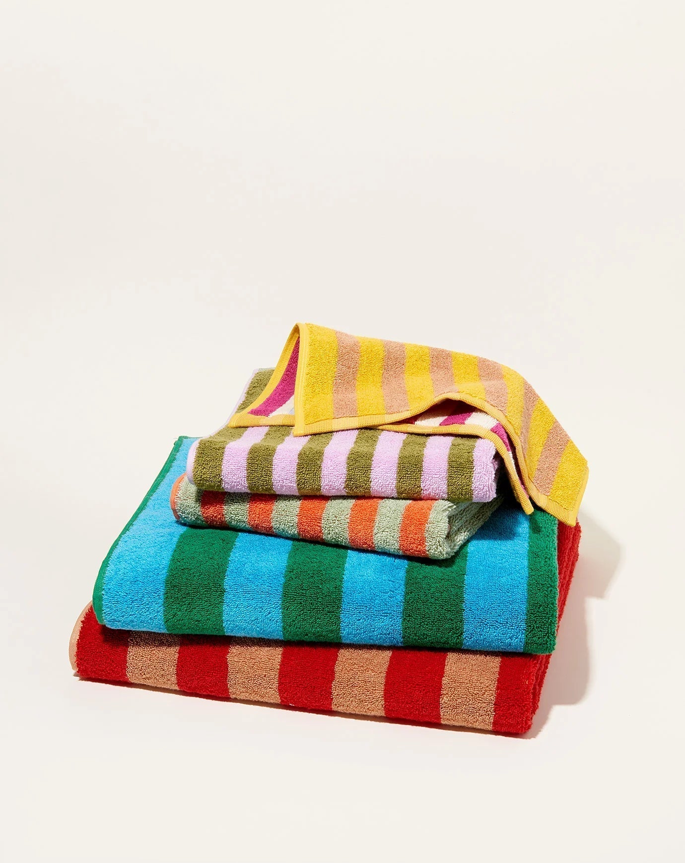 HAY Dusen Dusen Neutral Bath Towels - Washcloth, Diamond