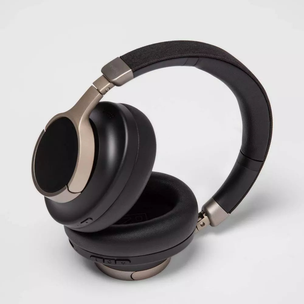 Heyday Active Noise Cancelling Bluetooth Wireless Over-Ear Headphones - Black