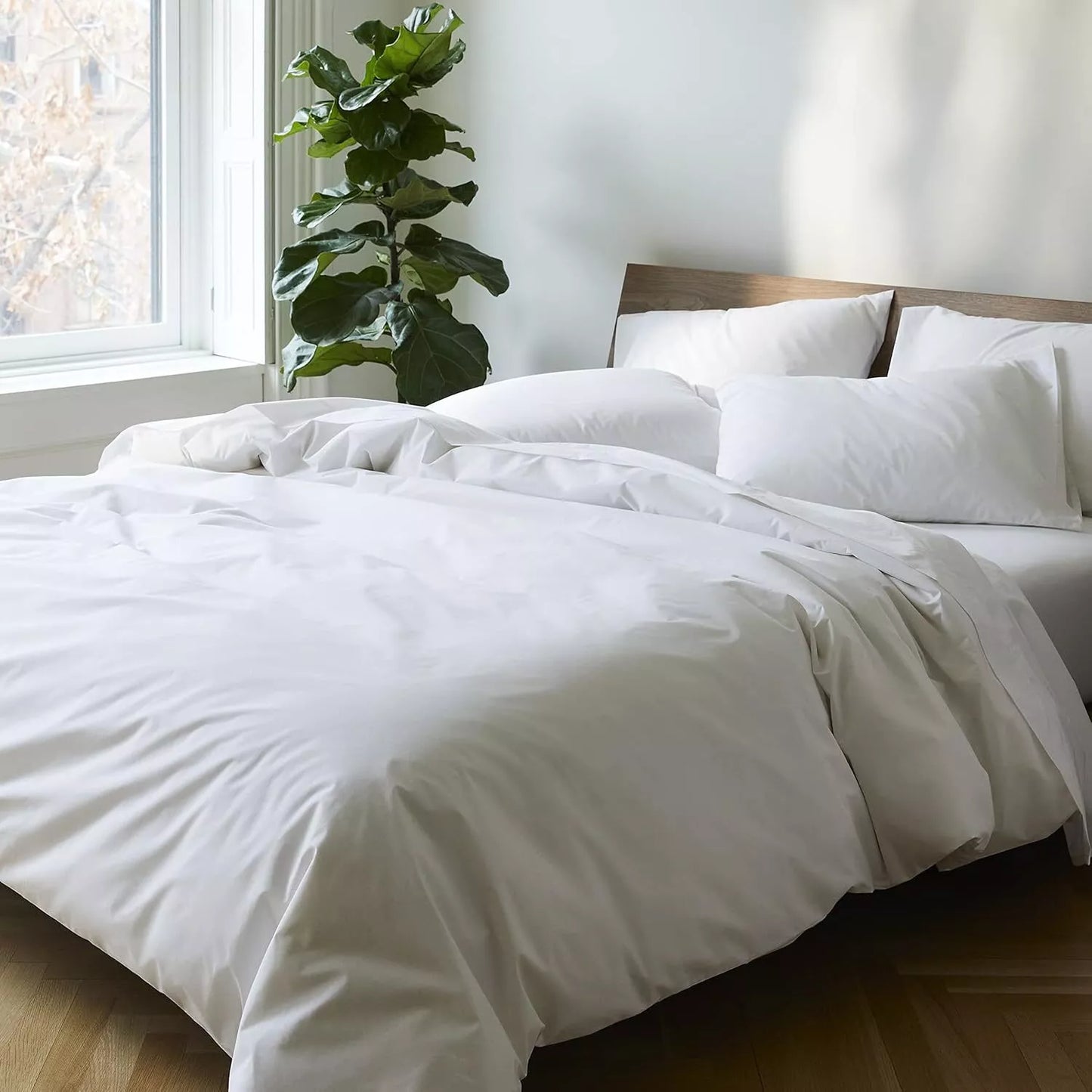 HAY DWR Percale Duvet Cover w/ Ties - Full/Queen - Light Grey100180554