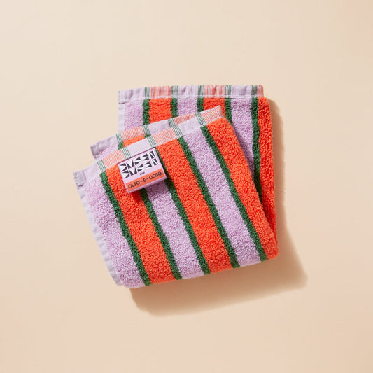 HAY Dusen Dusen Neutral Bath Towels - Washcloth, Diamond